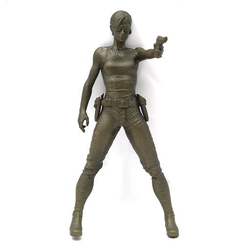 TRINITY Carrie-Anne Moss FRIDGE MAGNET Bronze Finish